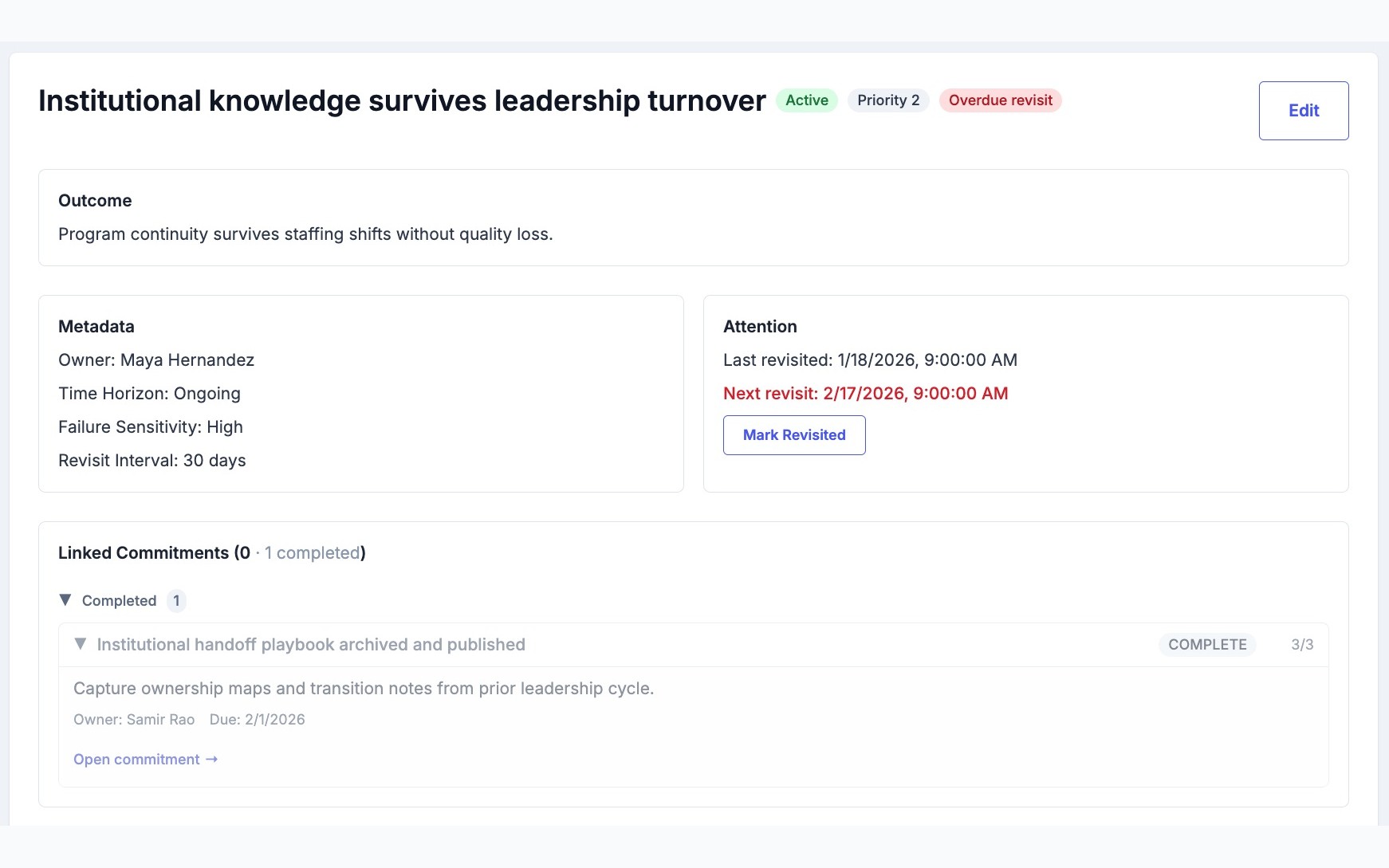 Podz mandate revisit history preserving organizational context